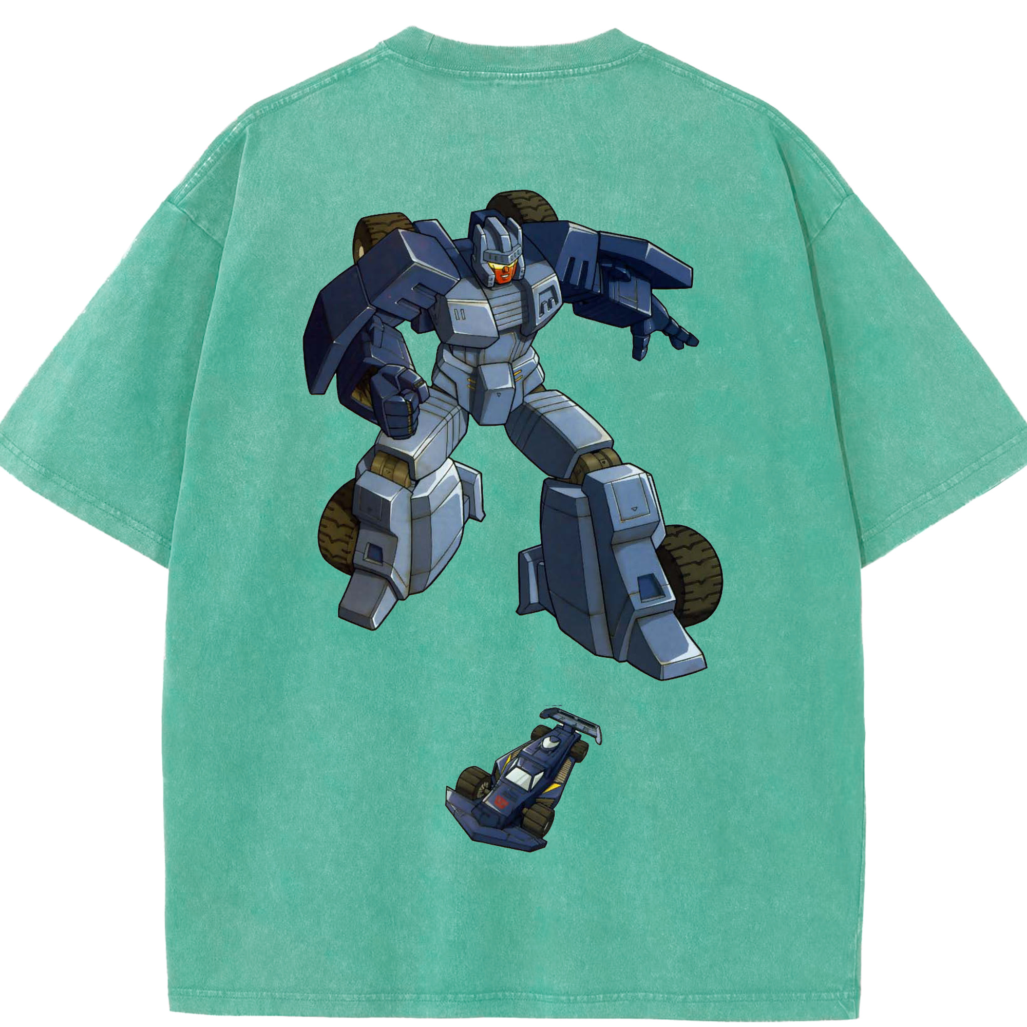 （画像用）  綿100% ヴィンテージ風 半袖Tシャツ（背面プリント）